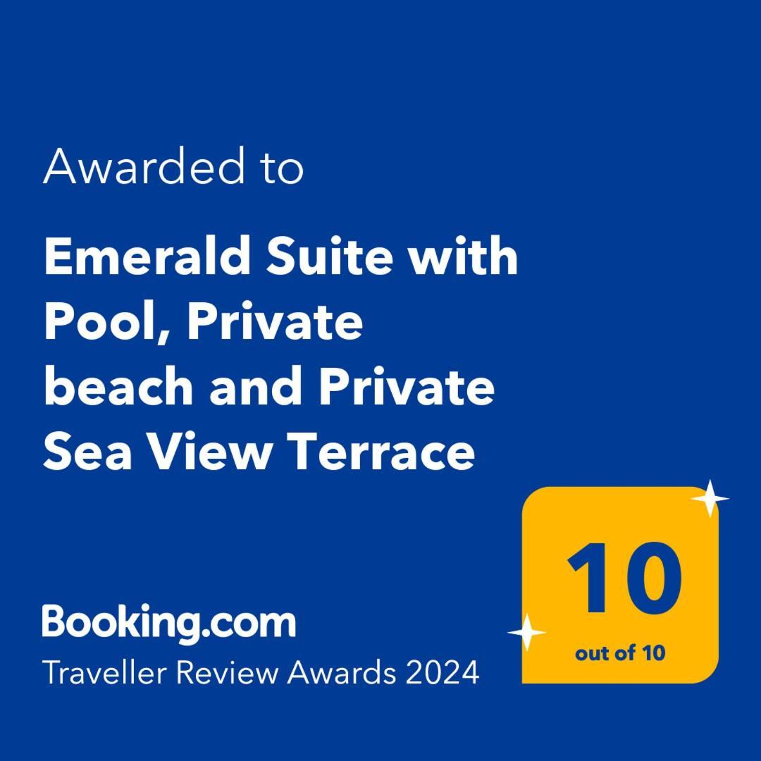 Apartment Emerald With Pool, Private And Private Sea View Terrace