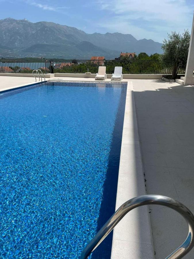 Emerald With Pool, Private And Private Sea View Terrace Tivat